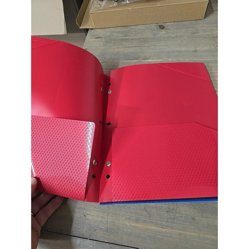 Mead Five Star 3-Folder Attach‎ A Folder Snap Together Red Binder New